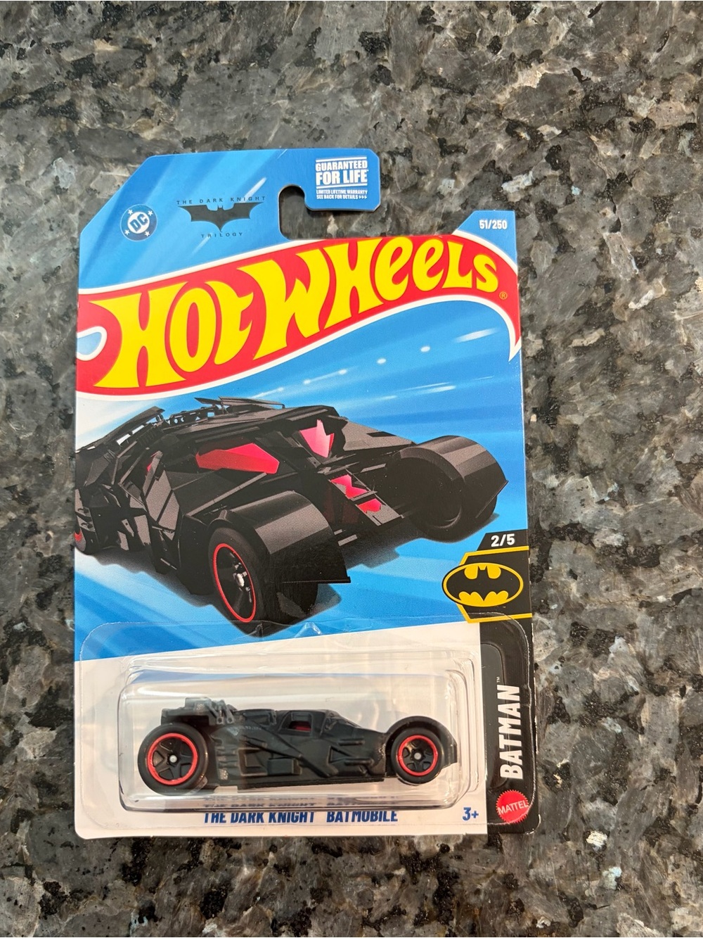 Hot Wheels Batman Batmobile Toy - Black and Red